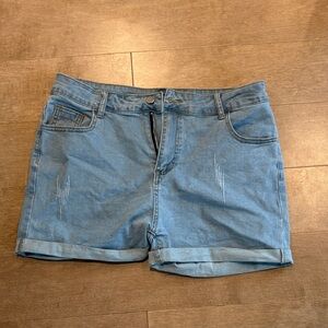 Denim Blue Women's Jean Shorts